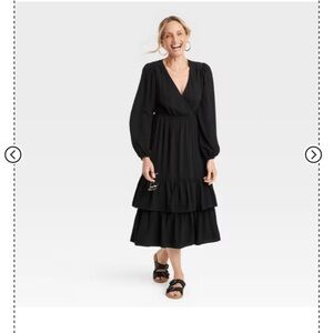 Knox Rose Black Long Sleeve Dress